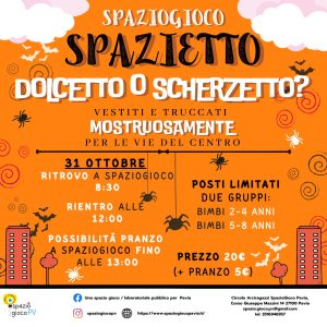 Spazietto Halloween in ludoteca 